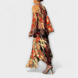 Monroe - Buntes Boho-Maxikleid mit Ethno-Muster