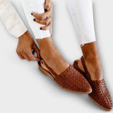Liesel - Geflochtene Leder-Mules