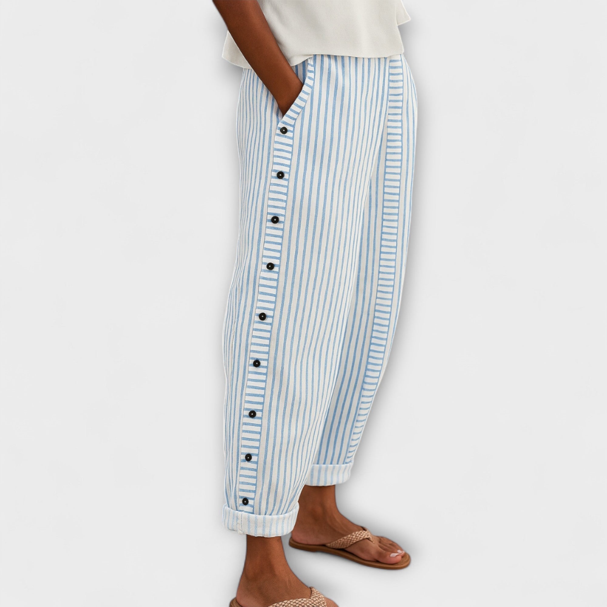 Wilma - Gestreifte Freizeithose