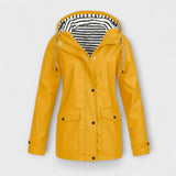 Alessa - Schwarze stylische Regenjacke