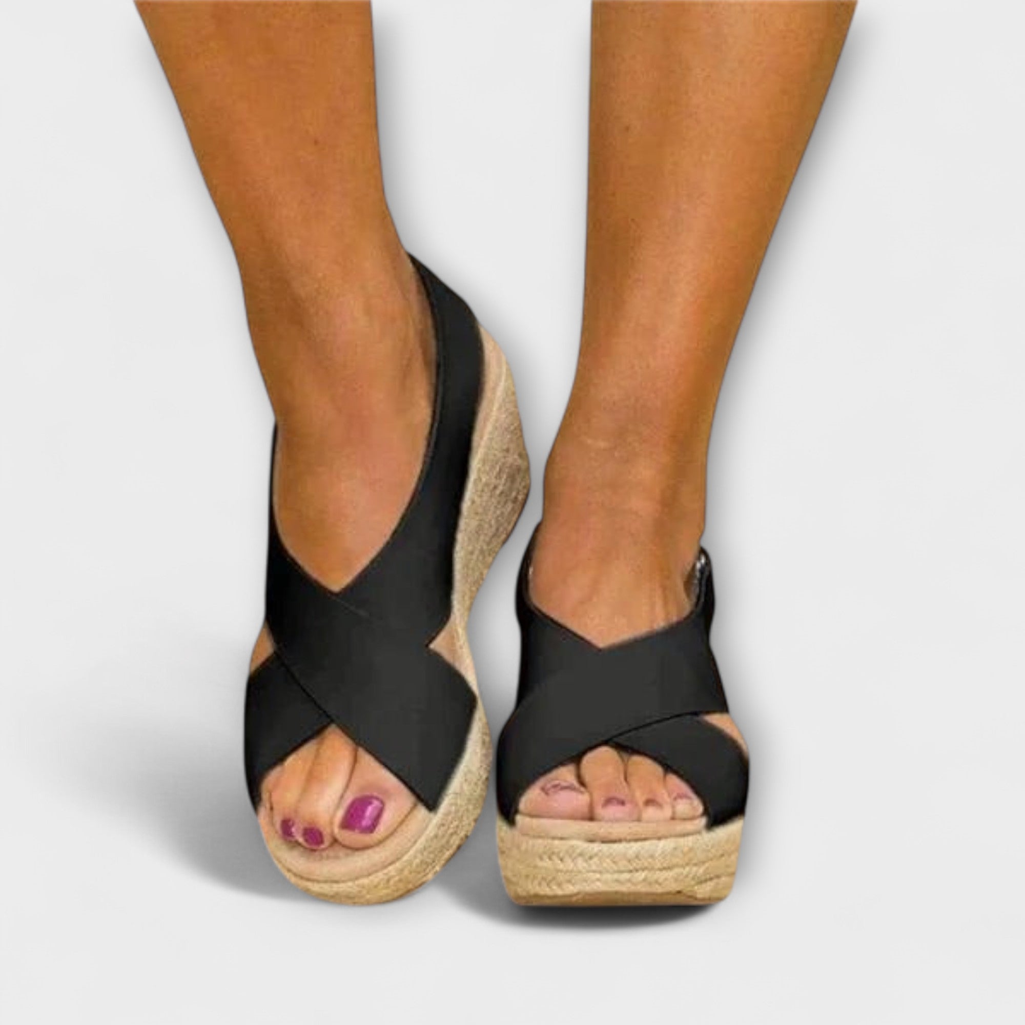 Edeltrud - Elegante Espadrille-Sandalen