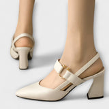 Cordelia - Elegante Schnallen-Slingbacks
