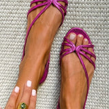 Ginevra | Elegante Goldene Sandalen für den Sommer
