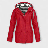 Alessa - Schwarze stylische Regenjacke