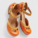 Klothilde - Sandalen mit Nieten in Blau