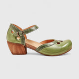 Klothilde - Sandalen mit Nieten in Blau