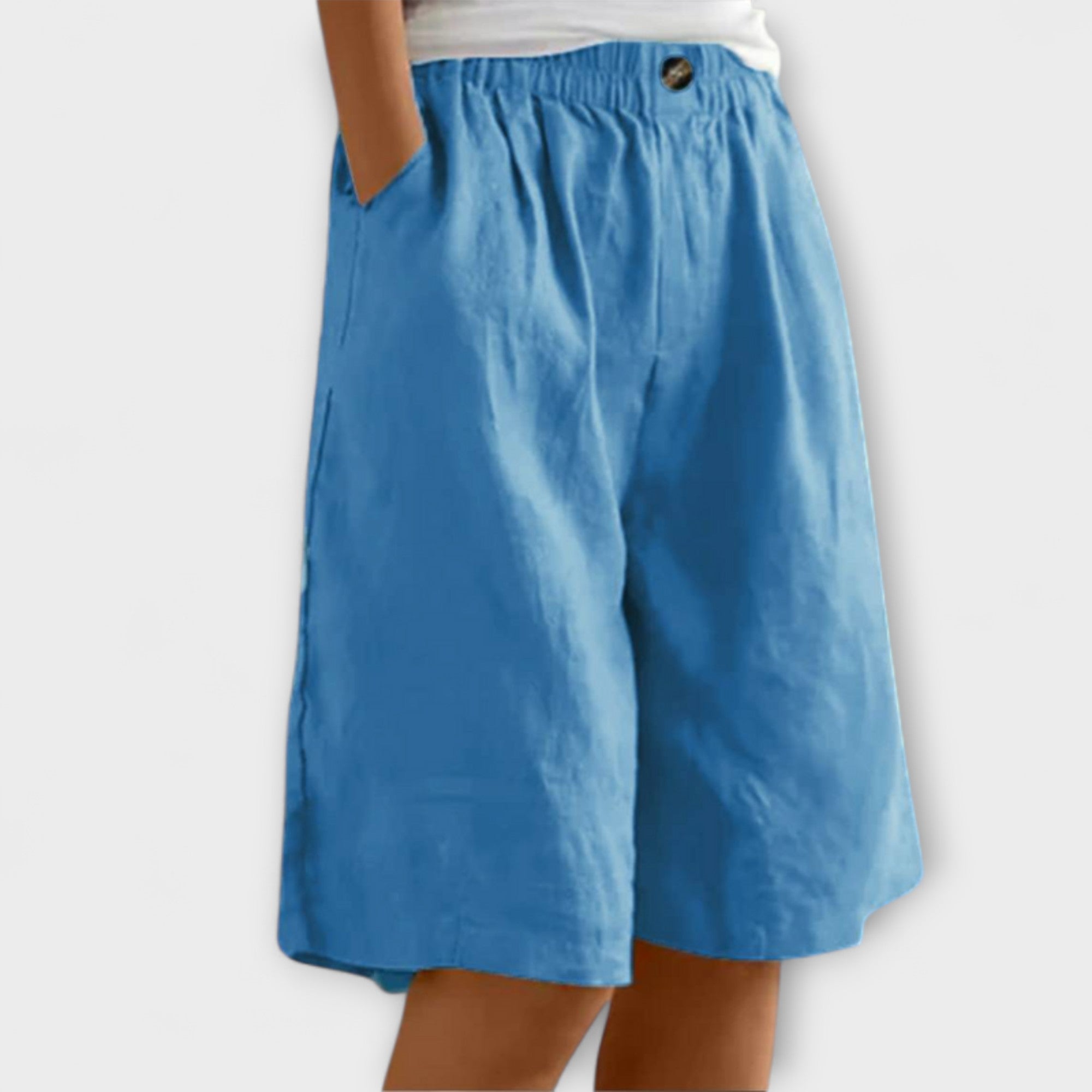 Greta - Luftige Leinen-Shorts