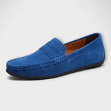 Liesgard - Blaue Wildleder-Slipper