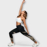 Brunhilde - Sporthose mit Leopardenmuster