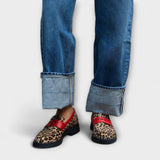 Liselotte - Leoparden-Loafer mit Kontrast