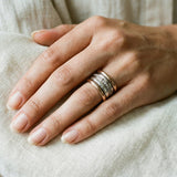 Vintage Goldring in dicker Schichtung