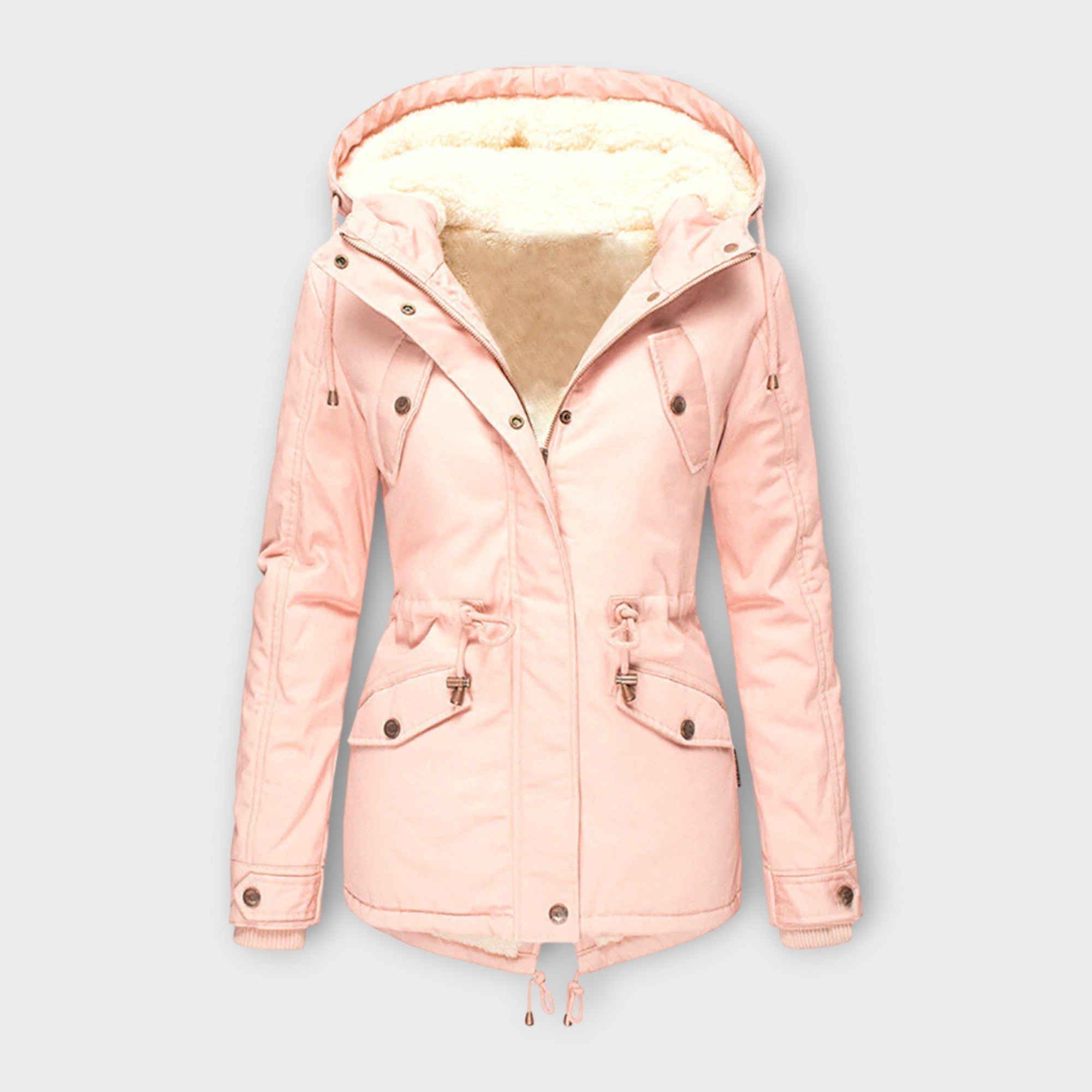Mori - Schwarze Winterjacke mit Kapuze