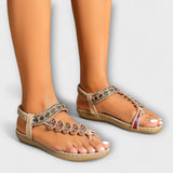 Apollonia - Boho-Sandalen mit Zehensteg