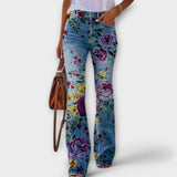 Ingeborg - Jeans mit Blumenmuster