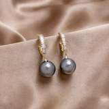 Elegante Ohrringe mit Perlen-Akzenten