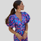 Juliette - Kleid mit plissierten Ärmeln