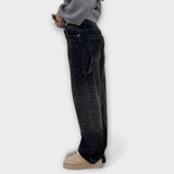 Gertrud - Glitzer-Jeans im Ballonschnitt