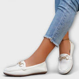 Adele - Schwarze Loafer mit Spange