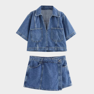 Hellblaues Set