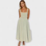 Scarlett - Cremefarbenes elegantes Abendkleid