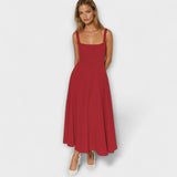 Scarlett - Cremefarbenes elegantes Abendkleid