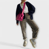 Frauke - Vintage-Jeans mit Leopardenmuster