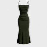 Mia Muse - Pinkes elegantes Party-Maxikleid