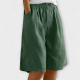Greta - Luftige Leinen-Shorts