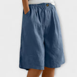 Greta - Luftige Leinen-Shorts
