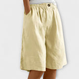 Greta - Luftige Leinen-Shorts
