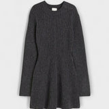 Polly - Cremefarbenes Strickkleid