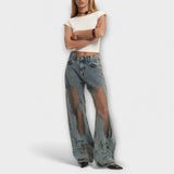 Hedwig - Klare Blaue Jeans