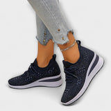 Gisela - Schillernde Sneaker mit Strass