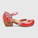 Klothilde - Sandalen mit Nieten in Blau