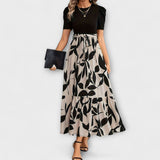 Luna - Cremefarbenes Sommerkleid mit Blumenmuster