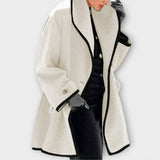 Sherry - Blauer eleganter Trenchmantel
