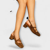 Johanna - Leoparden-Slingbacks
