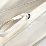 Mera - Cremefarbene Bicolor-Oversized-Jacke