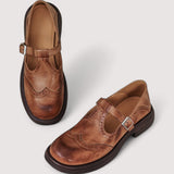 Edeltraud - Elegante Spangen-Halbschuhe