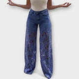 Adelgunde - Spitzen-Patchwork-Jeans