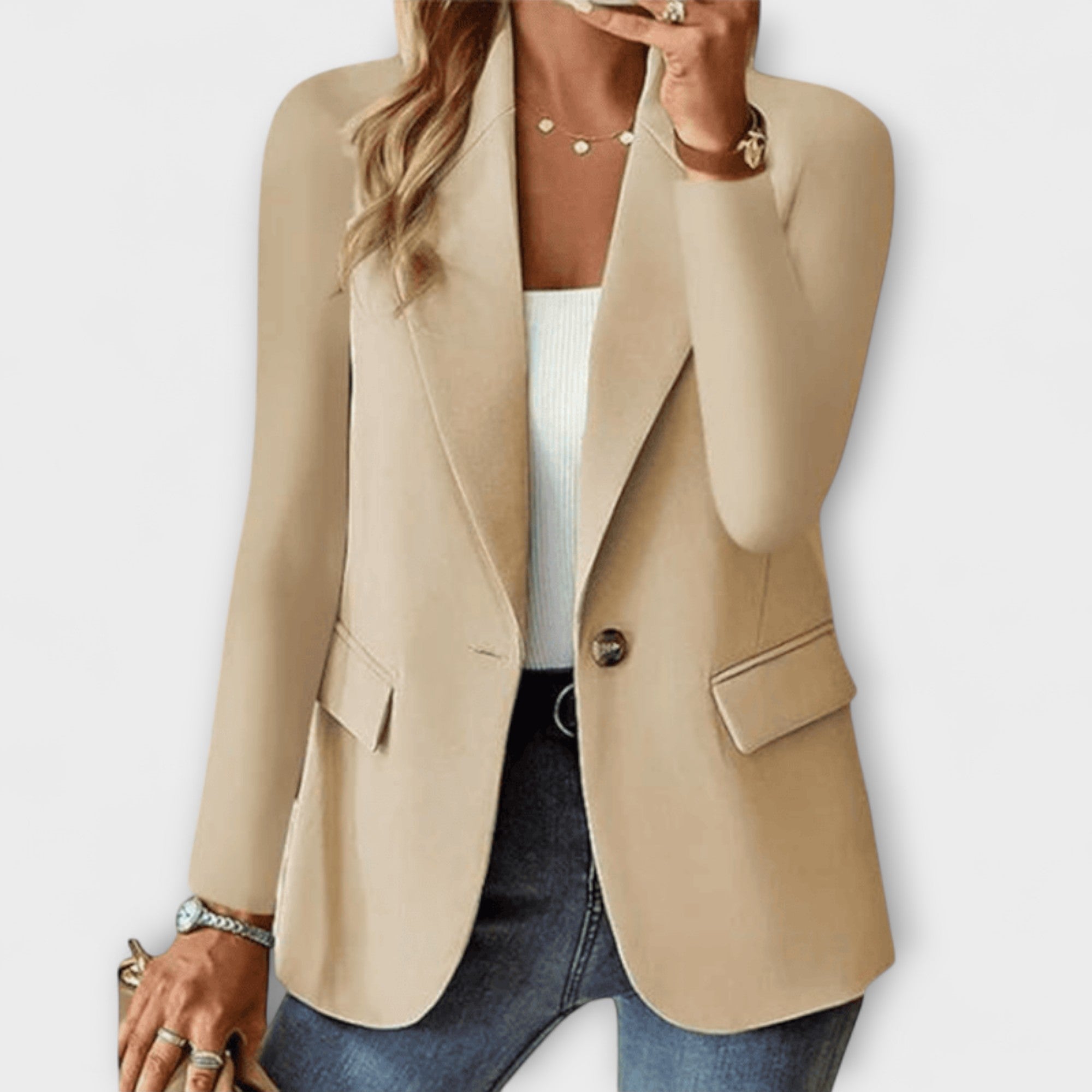 Delilah - Schwarze schicke Damen-Blazerjacke