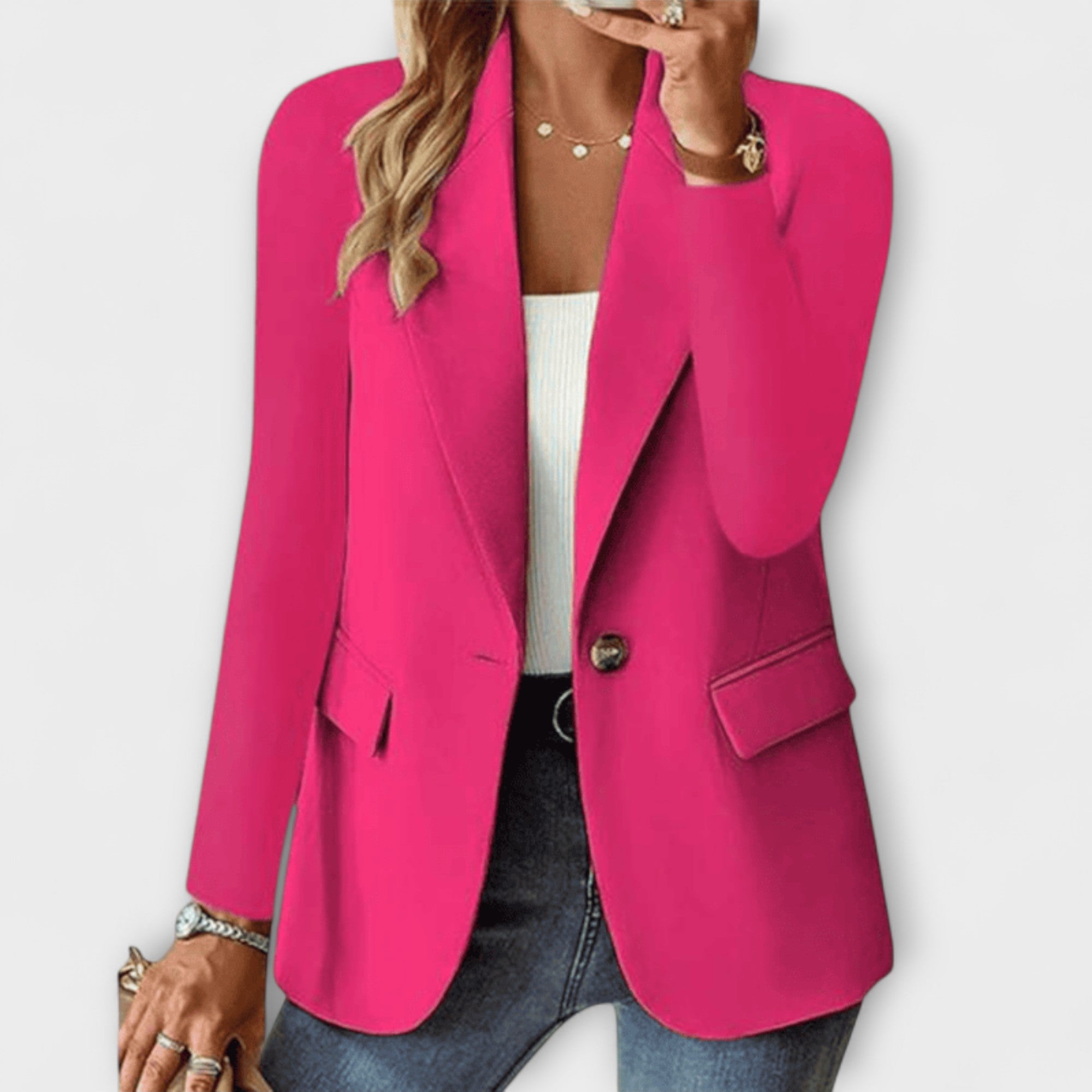 Delilah - Schwarze schicke Damen-Blazerjacke
